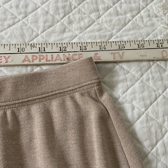 Worthington Knits 2 Piece Skirt Set Beige Long Sleeve with Maxi Skirt Size M - Picture 14 of 16